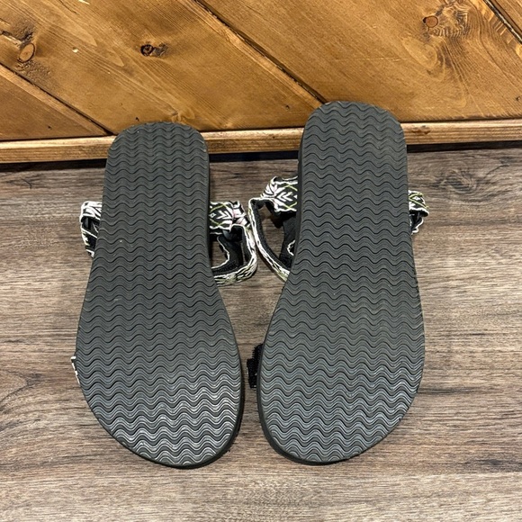 Rubi Universal Sandals Stylish Black Pink Green Size 39 - Picture 4 of 6